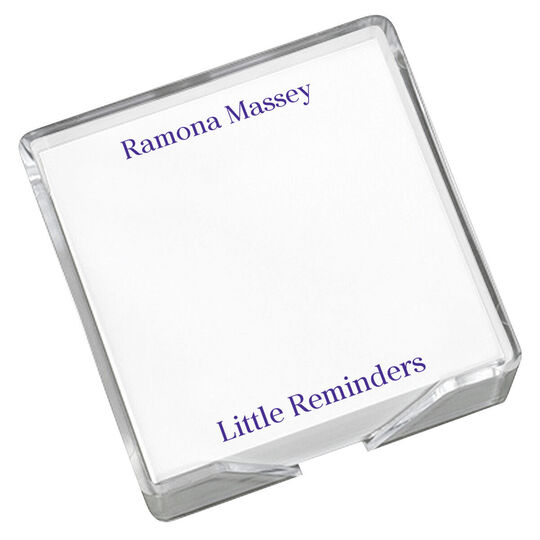 Professional Memo Square with Holder